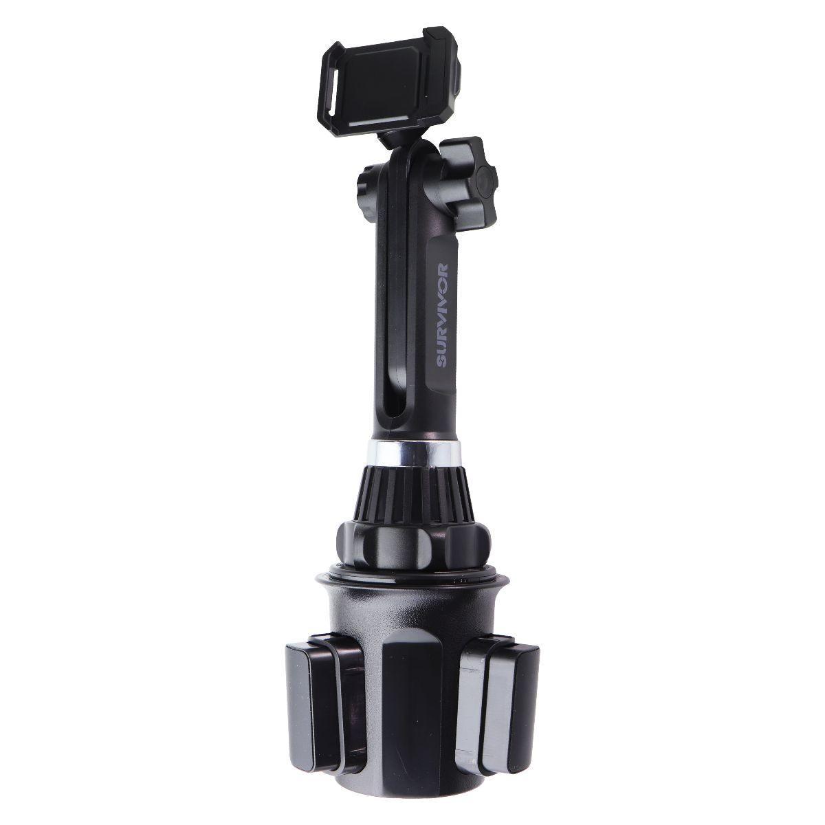Griffin Survivor Cupholder Mount for Smartphones - Black (GUNV-010-CUP) Cell Phone - Mounts & Holders Griffin - Simple Cell Bulk Wholesale Pricing - USA Seller