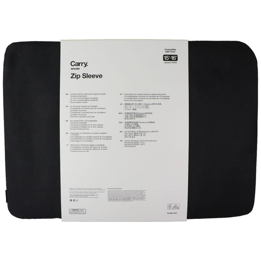 Incase Carry Series 15-16-inch Laptop/Tablet Zip Sleeve - Graphite