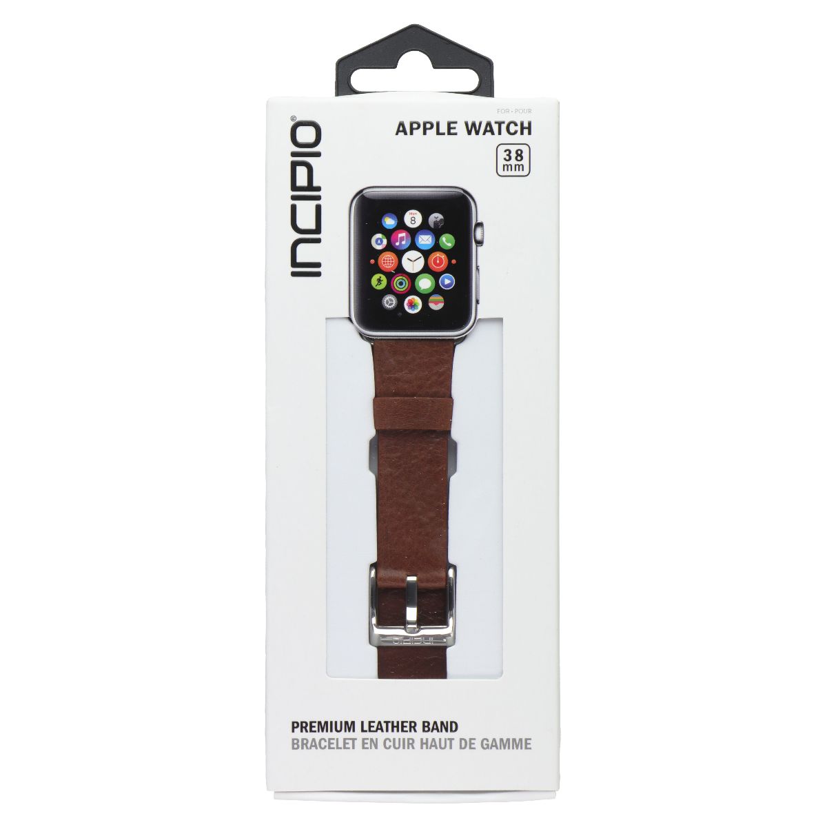 Incipio Premium Leather Watch Band for Apple Watch (38mm) - Chestnut