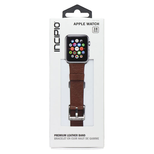 Incipio Premium Leather Watch Band for Apple Watch (38mm) - Chestnut