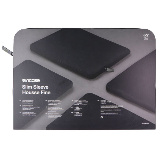 Incase Slim Sleeve with Diamond Ripstop for Apple MacBook 12-inch (2017) - Black Computer Accessories - Laptop Cases & Bags Incase - Simple Cell Bulk Wholesale Pricing - USA Seller