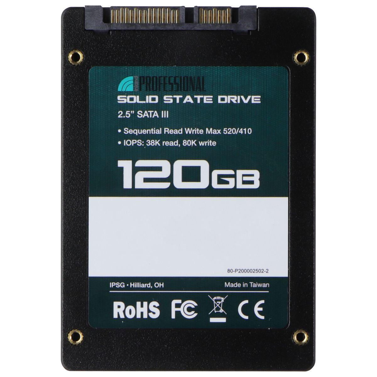 INLAND Professional (120GB) SSD SATA III 6Gb/s 2.5" 7mm Digital Storage - Solid State Drives Inland    - Simple Cell Bulk Wholesale Pricing - USA Seller