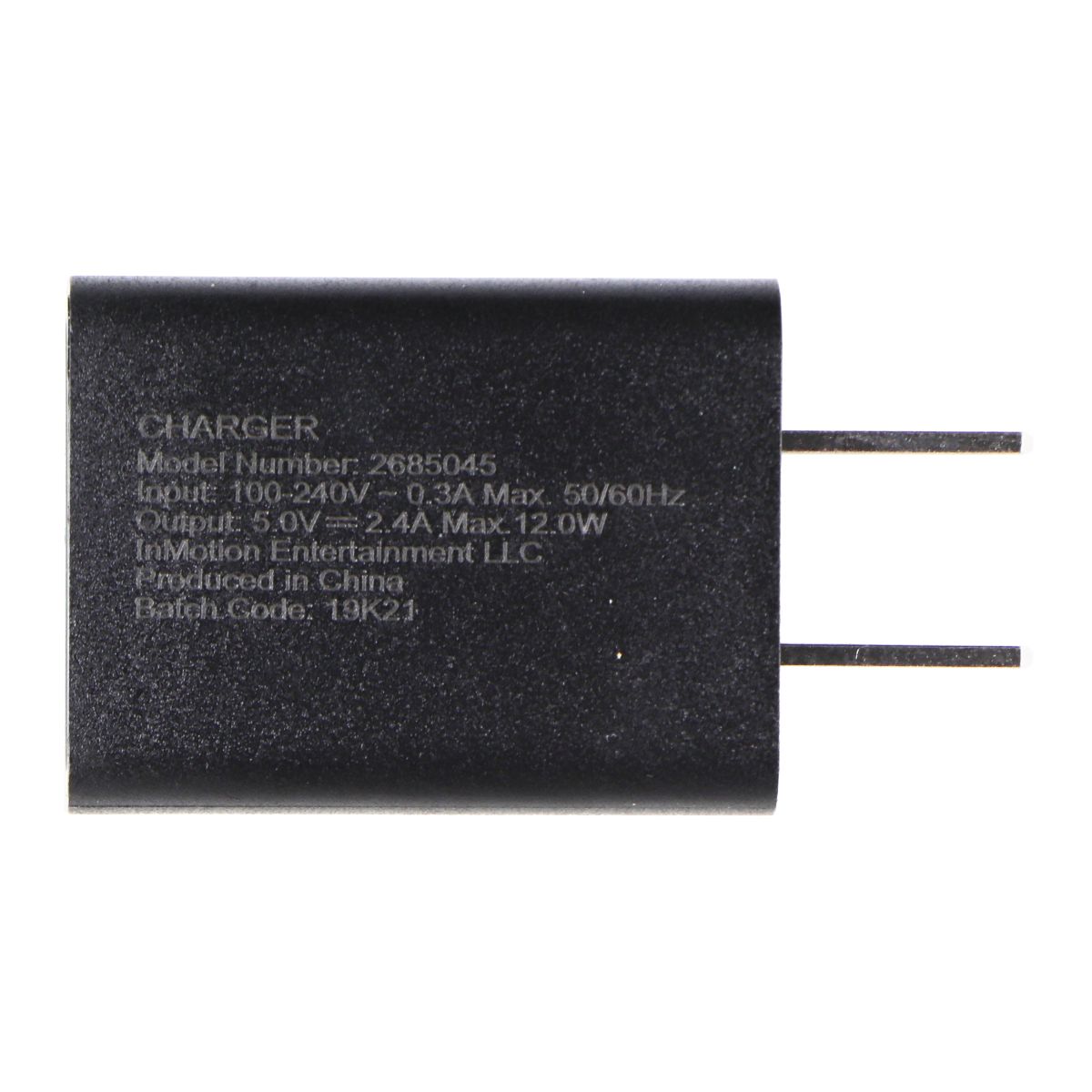 InMotion USB Wall Adapter + (3.3-Ft) USB-C Charge/Sync Cable - Black Cell Phone - Chargers & Cradles InMotion    - Simple Cell Bulk Wholesale Pricing - USA Seller