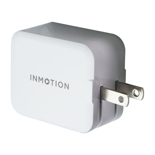 InMotion (20W/3A) Fast 2 Port Wall Charger with USB-A and USB-C Ports - White Cell Phone - Chargers & Cradles InMotion    - Simple Cell Bulk Wholesale Pricing - USA Seller