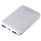 InMotion Power Bank with two USB-A ports 5000mAh (2877839) - White Cell Phone - Chargers & Cradles InMotion - Simple Cell Bulk Wholesale Pricing - USA Seller