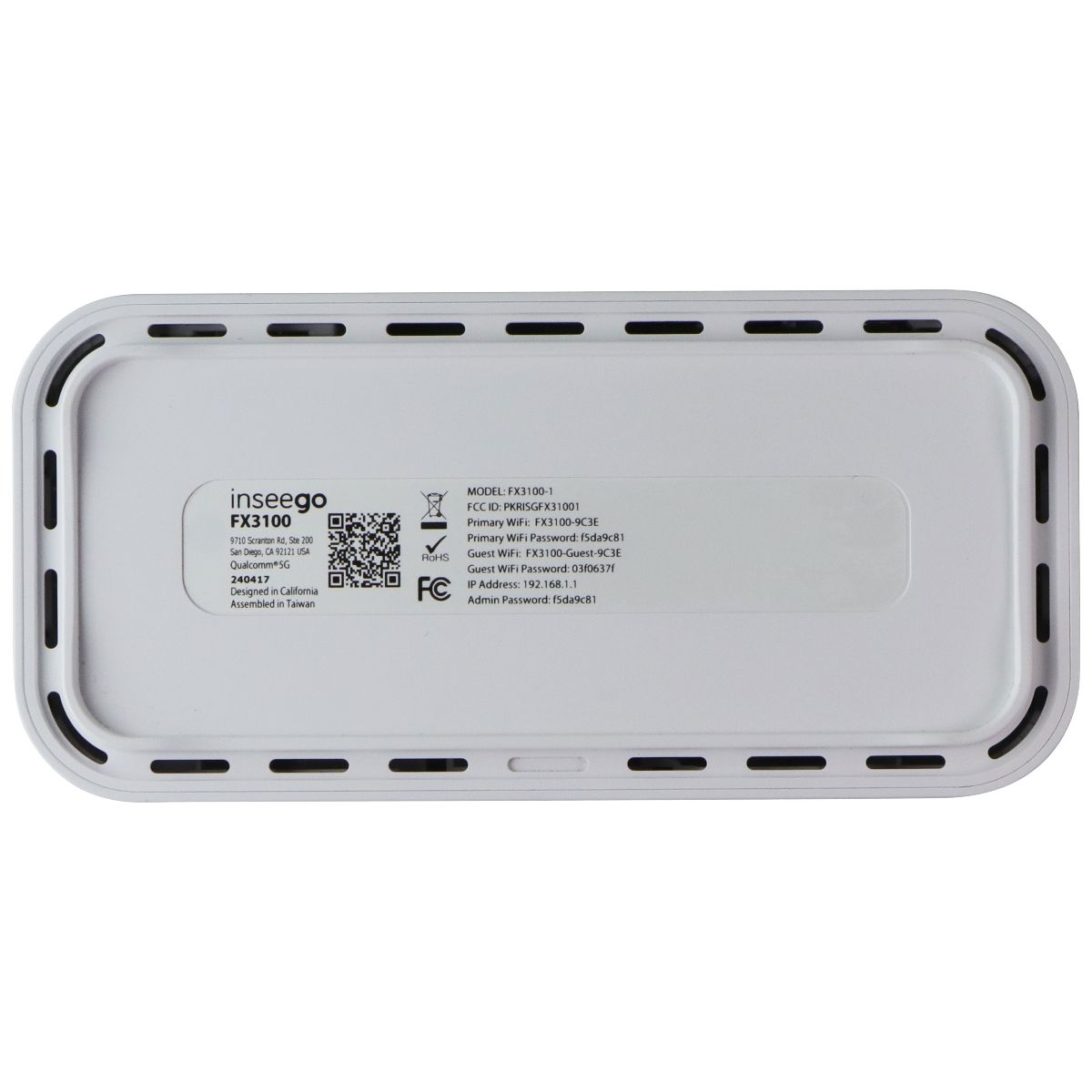 Inseego Wavemaker 5G Indoor Wi-Fi Router Kit - White (FX3100) Networking - Wireless Wi-Fi Routers inseego - Simple Cell Bulk Wholesale Pricing - USA Seller