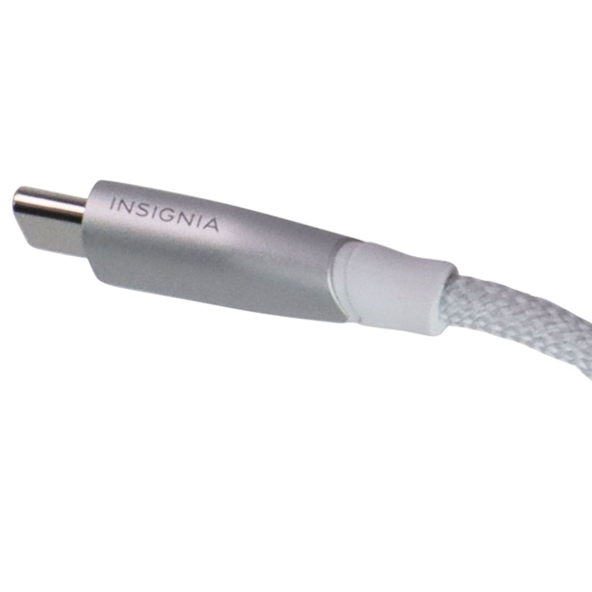 Insignia 60W 480Mbps 7-Foot Braided USB-C Cable - White