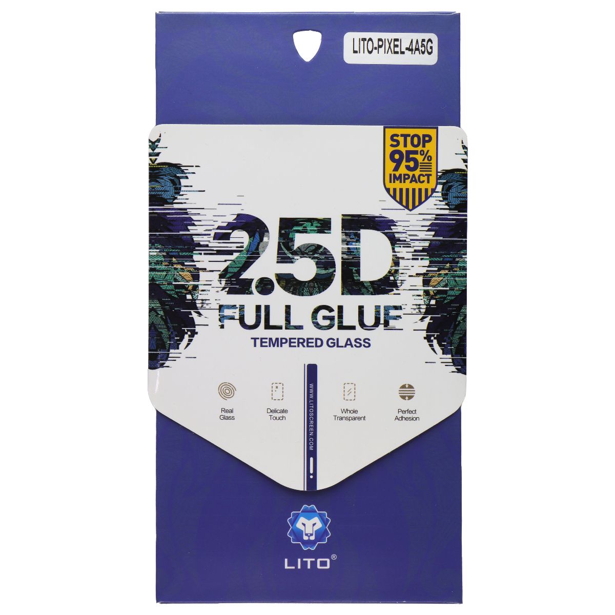 LITO 2.5D Full Glue Tempered Glass Screen Protector for Google Pixel 4A 5G Cell Phone - Screen Protectors Intelitopia - Simple Cell Bulk Wholesale Pricing - USA Seller