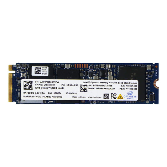 Intel Optane Memory 32GB/512GB H10 M.2 2280 NVMe PCIe Gen3 x4 SSD HBRPEKNX0202AH Digital Storage - Solid State Drives Intel - Simple Cell Bulk Wholesale Pricing - USA Seller