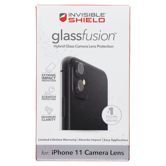 InvisibleShield Glassfusion Camera Lens Protector for Apple iPhone 11 Cell Phone - Screen Protectors Invisible Shield - Simple Cell Bulk Wholesale Pricing - USA Seller