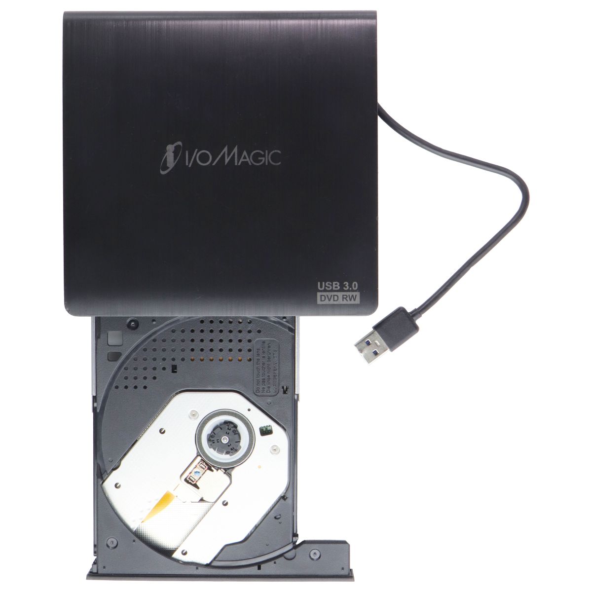 I/OMagic (8x) Ultra Slim Portable USB 3.0 DVD-RW Drive - Black (IDVD8PB) Digital Storage - CD, DVD & Blu-ray Drives I/OMagic - Simple Cell Bulk Wholesale Pricing - USA Seller