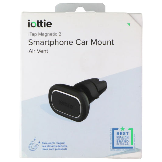 iOttie iTap Magnetic 2 Smartphone Car Mount for Air Vent - Black Cell Phone - Mounts & Holders iOttie - Simple Cell Bulk Wholesale Pricing - USA Seller