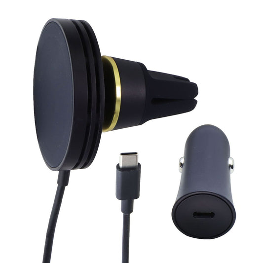 iOttie Velox 7.5W Magnetic Wireless Charging Mini Car Mount for MagSafe - Blue