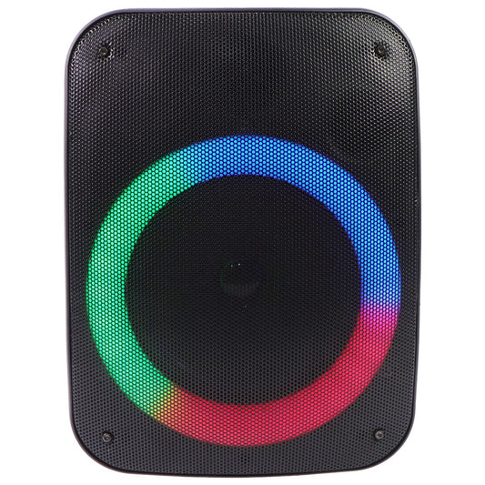 IQ Sound 6.5-in LED Rechargeable Bluetooth Speaker FM Radio - Black (IQ-1965BT)