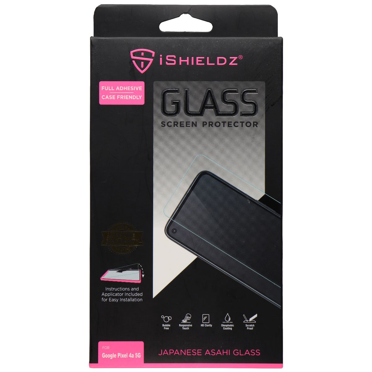 iShieldz Asahi Tempered Glass Screen Protector for Google Pixel 4a 5G - Clear Cell Phone - Screen Protectors iShieldz - Simple Cell Bulk Wholesale Pricing - USA Seller