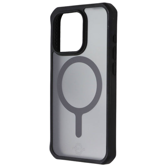 ITSKINS Hybrid_R // Frost Series Case for MagSafe for Apple iPhone 15 Pro - Blac