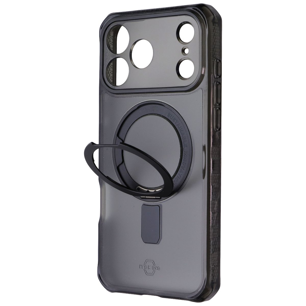 ITSKINS Hybrid Vapor Stand Case for MagSafe for Apple iPhone 17 Pro Max - Smoke
