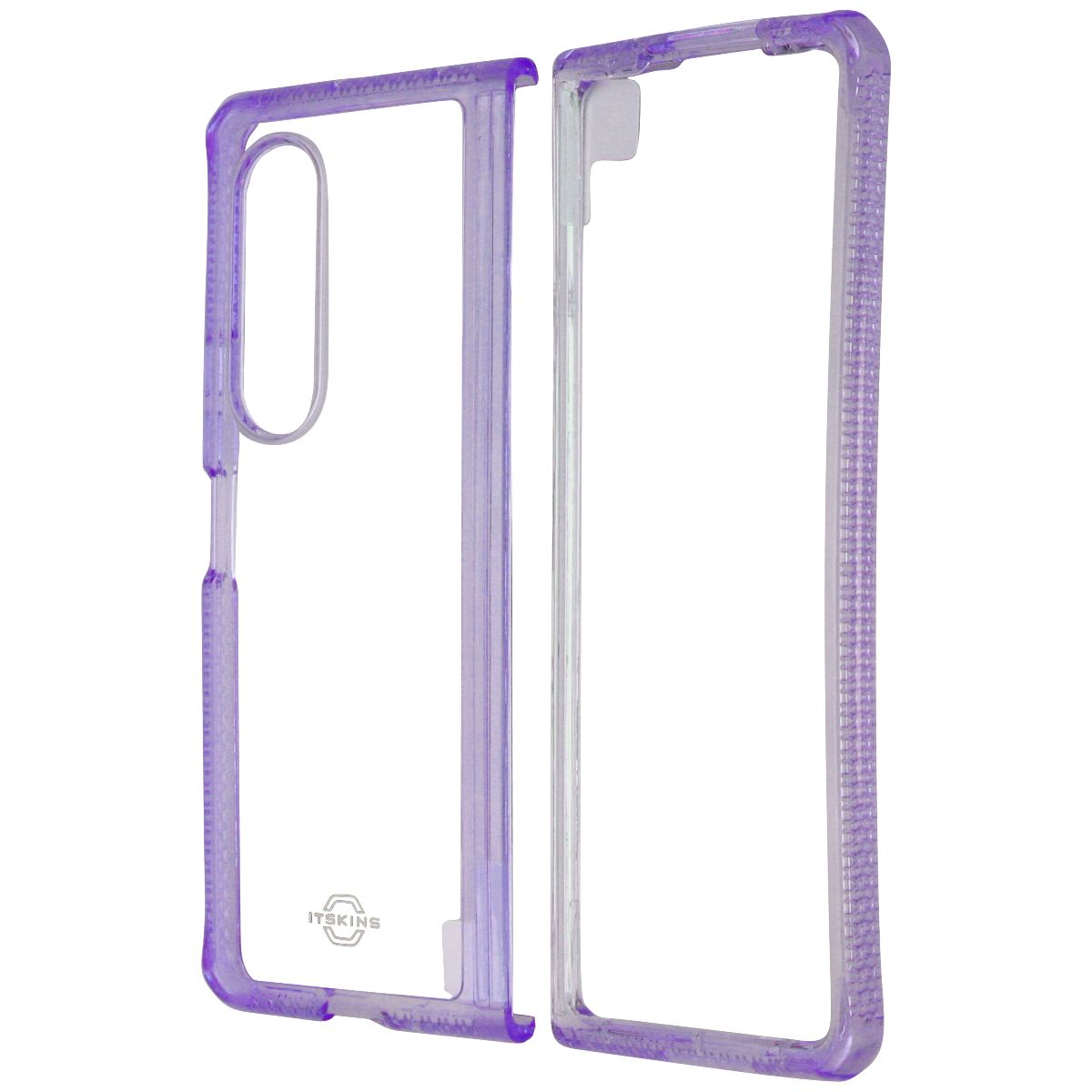 ITSKINS Hybrid R // Clear Case for Samsung Galaxy Z Fold3 5G - Lavender/Clear