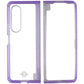 ITSKINS Hybrid R // Clear Case for Samsung Galaxy Z Fold3 5G - Lavender/Clear
