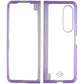 ITSKINS Hybrid R // Clear Case for Samsung Galaxy Z Fold3 5G - Lavender/Clear
