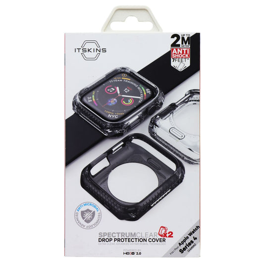 ITSKINS Spectrum Case for Apple Watch Series 4 (44mm) - Clear & Smoke (2 Pack)