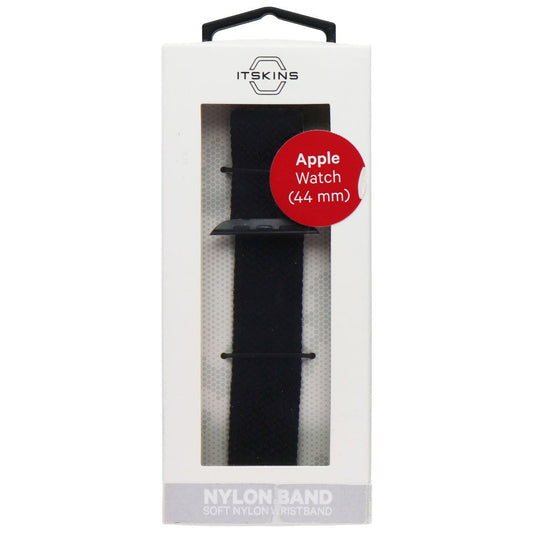 ITSKINS Soft Nylon Wrist Band for Apple Watch (44mm) - Black Smart Watch Accessories - Watch Bands ITSKINS - Simple Cell Bulk Wholesale Pricing - USA Seller