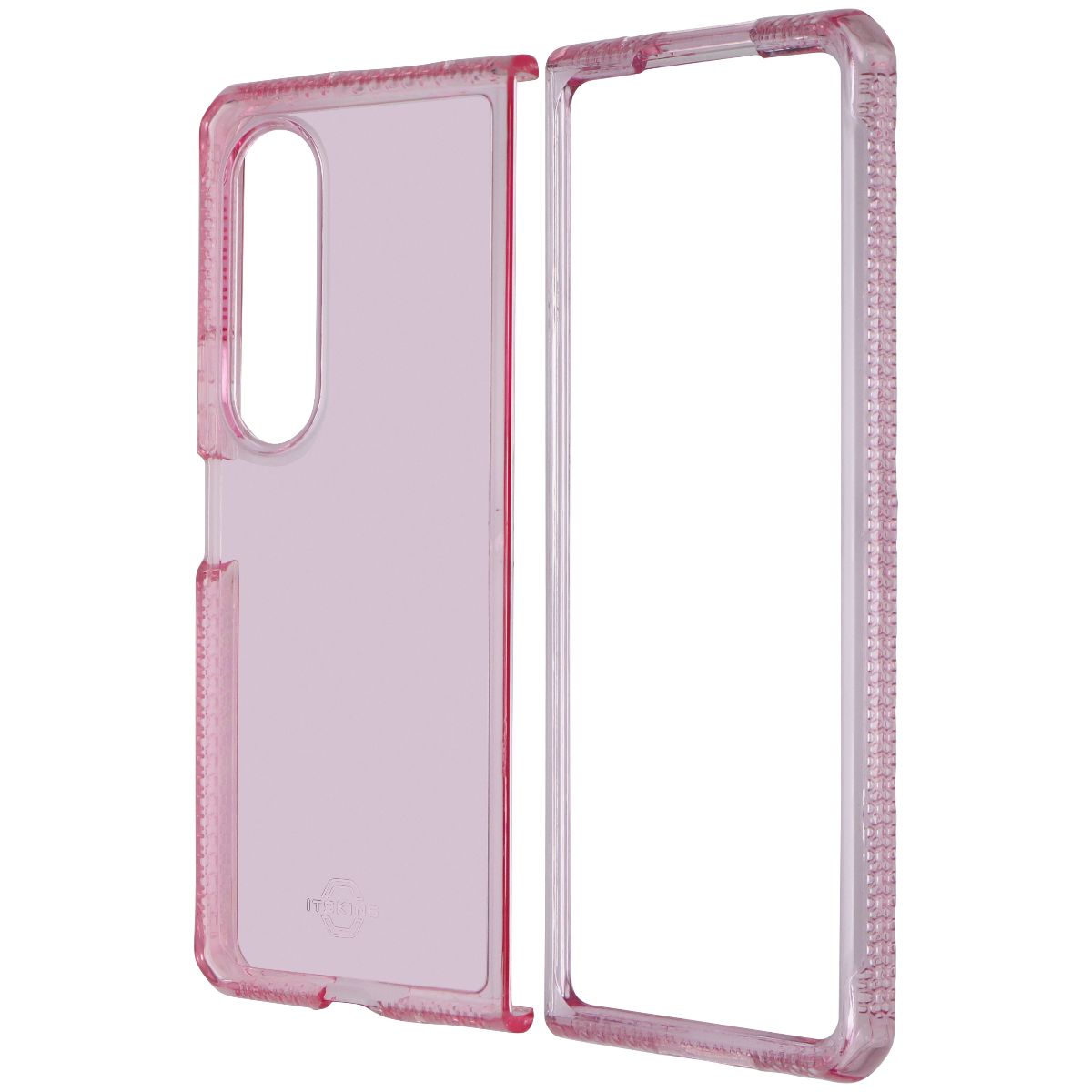 ITSKINS Hybrid_R Series Case for Samsung Galaxy Z Fold4 - Pink/Transparent Cell Phone - Cases, Covers & Skins ITSKINS    - Simple Cell Bulk Wholesale Pricing - USA Seller