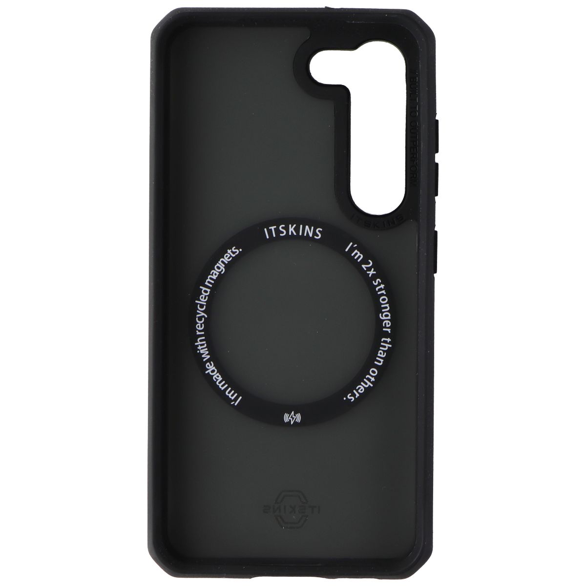 ITSKINS Hybrid_R Frost Case for MagSafe for Samsung Galaxy S23 - Black Cell Phone - Cases, Covers & Skins ITSKINS - Simple Cell Bulk Wholesale Pricing - USA Seller