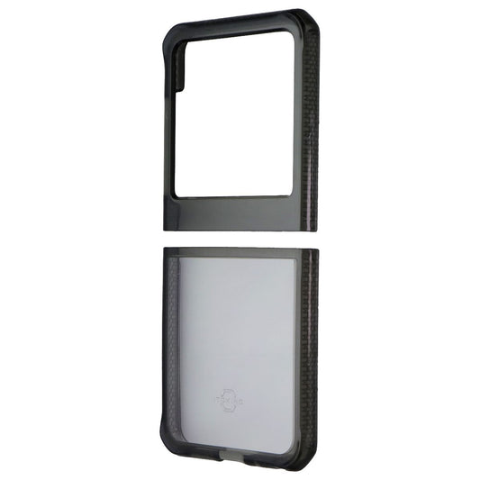 ITSKINS Hybrid_R // Clear Case for Motorola Razr (2024) - Black / Transparent