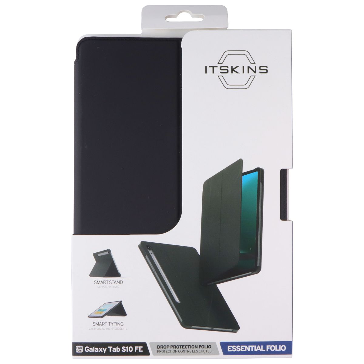 ITSKINS Essential Folio for Samsung Galaxy Tab S10 FE - Black iPad/Tablet Accessories - Cases, Covers, Keyboard Folios ITSKINS - Simple Cell Bulk Wholesale Pricing - USA Seller