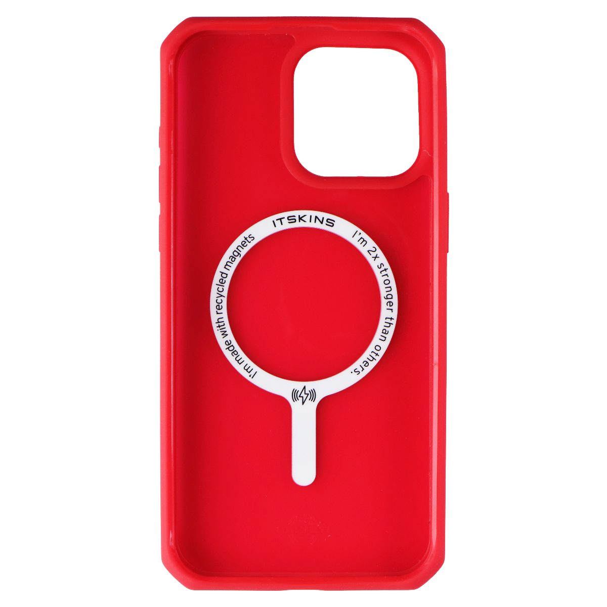 ITSKINS Hybrid_R // Frost Case for MagSafe for Apple iPhone 15 Pro Max - Red