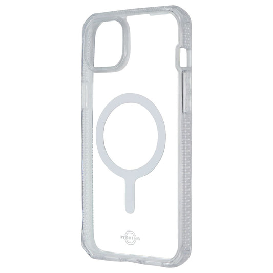 ITSKINS Hybrid_R Clear Case for MagSafe for iPhone 15 Plus/14 Plus - Transparent