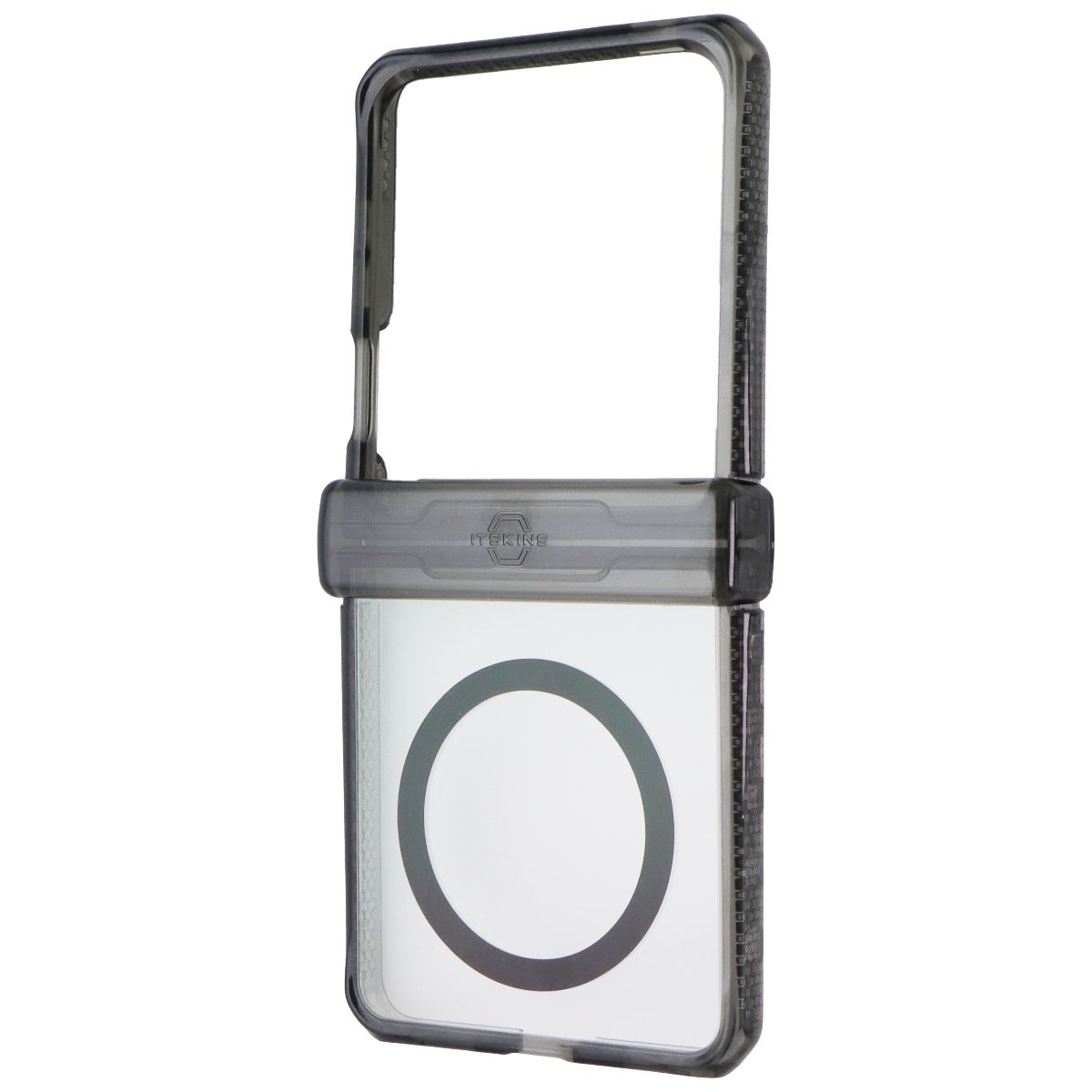 ITSKINS Hybrid Clear Hinge Magnetic Case for Galaxy Z Flip7 - Clear / Black Cell Phone - Cases, Covers & Skins ITSKINS - Simple Cell Bulk Wholesale Pricing - USA Seller