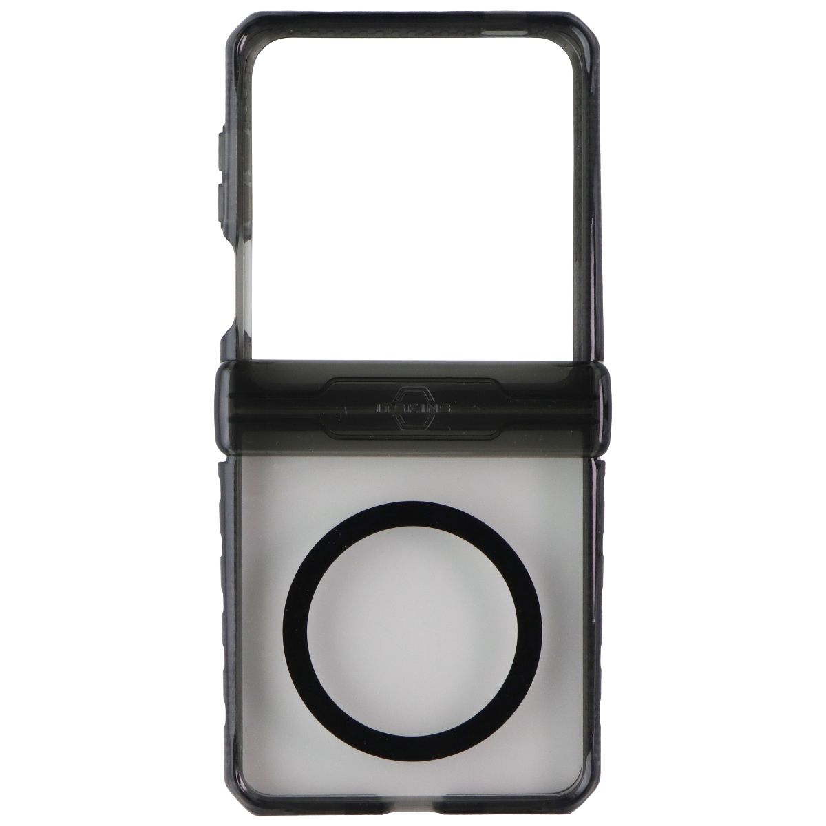 ITSKINS Hybrid Clear Hinge Magnetic Case for Galaxy Z Flip7 - Clear / Black Cell Phone - Cases, Covers & Skins ITSKINS - Simple Cell Bulk Wholesale Pricing - USA Seller