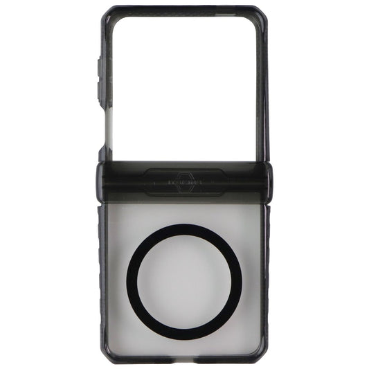 ITSKINS Hybrid Clear Hinge Magnetic Case for Galaxy Z Flip7 - Clear / Black