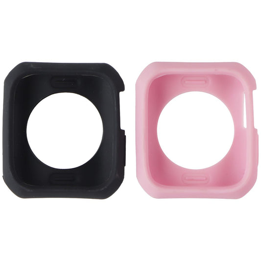 ITSKINS Bumper Case 2 Pack for Apple Watch 44mm (SE/6/5/4) - 1x Black/1x Pink