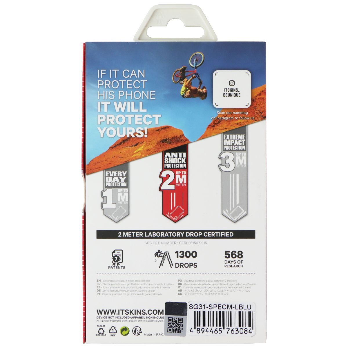 ITSKINS Spectrum // Clear Case for Samsung Galaxy A31 - Light Blue (Transparent) Cell Phone - Cases, Covers & Skins ITSKINS - Simple Cell Bulk Wholesale Pricing - USA Seller