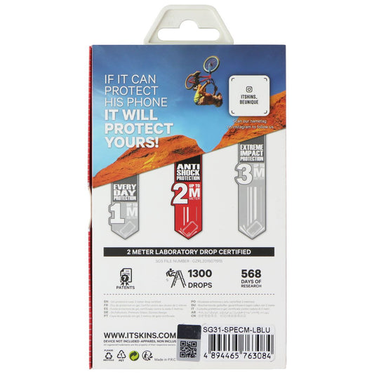 ITSKINS Spectrum // Clear Case for Samsung Galaxy A31 - Light Blue (Transparent) Cell Phone - Cases, Covers & Skins ITSKINS - Simple Cell Bulk Wholesale Pricing - USA Seller