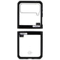 ITSKINS Hybrid // Solid Case for Samsung Galaxy Z Flip3 5G - Clear/Black Cell Phone - Cases, Covers & Skins ITSKINS    - Simple Cell Bulk Wholesale Pricing - USA Seller