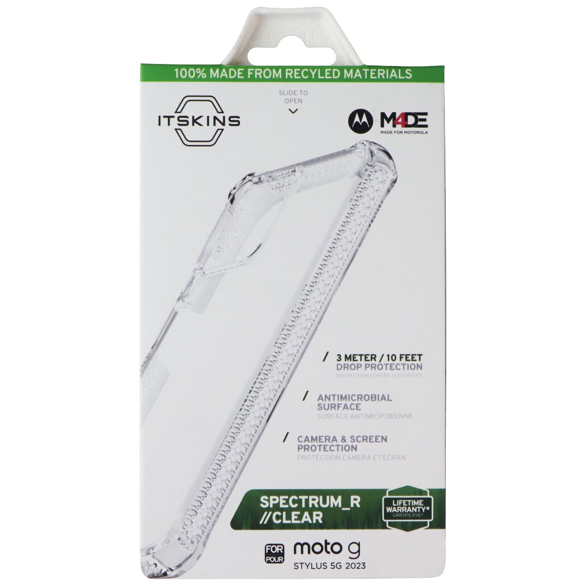 ITSKINS Spectrum_R // Clear Case for Motorola Moto G Stylus (2023) - Transparent Cell Phone - Cases, Covers & Skins ITSKINS - Simple Cell Bulk Wholesale Pricing - USA Seller
