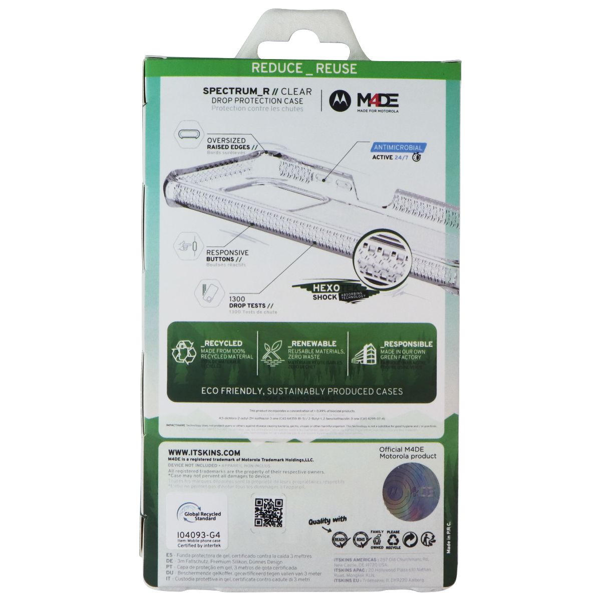 ITSKINS Spectrum_R // Clear Case for Motorola Moto G Stylus (2023) - Transparent Cell Phone - Cases, Covers & Skins ITSKINS - Simple Cell Bulk Wholesale Pricing - USA Seller