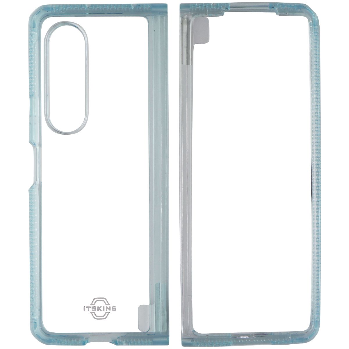 ITSKINS Hybrid R // Clear Case for Samsung Galaxy Z Fold3 5G - Light Blue/Clear Cell Phone - Cases, Covers & Skins ITSKINS - Simple Cell Bulk Wholesale Pricing - USA Seller