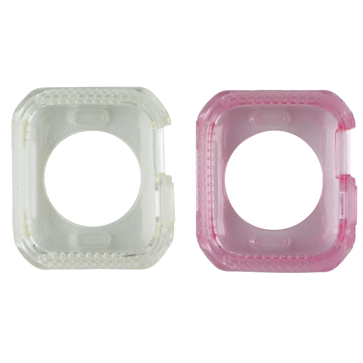 ITSKINS Spectrum Case for Apple Watch Series 8 (41MM) - Pink & Clear (2 Pack) Smart Watch Accessories - Smart Watch Cases ITSKINS - Simple Cell Bulk Wholesale Pricing - USA Seller