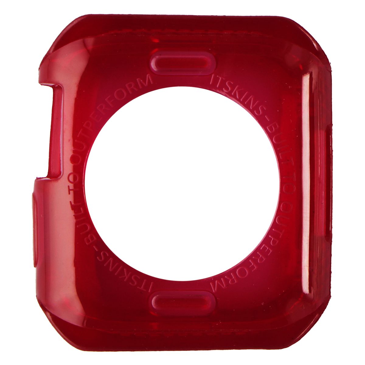 ITSKINS Spectrum Case 2-Pack for Apple Watch SE 2nd/6/5/4 (44mm) - Clear & Red Smart Watch Accessories - Smart Watch Cases ITSKINS - Simple Cell Bulk Wholesale Pricing - USA Seller