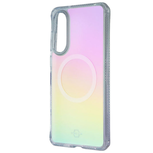 ITSKINS Hybrid_R // Vapor Iridescent MagSafe Case for Galaxy S25 Edge - Violet Cell Phone - Cases, Covers & Skins ITSKINS - Simple Cell Bulk Wholesale Pricing - USA Seller