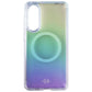 ITSKINS Hybrid_R // Vapor Iridescent MagSafe Case for Galaxy S25 Edge - Violet