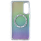 ITSKINS Hybrid_R // Vapor Iridescent MagSafe Case for Galaxy S25 Edge - Violet