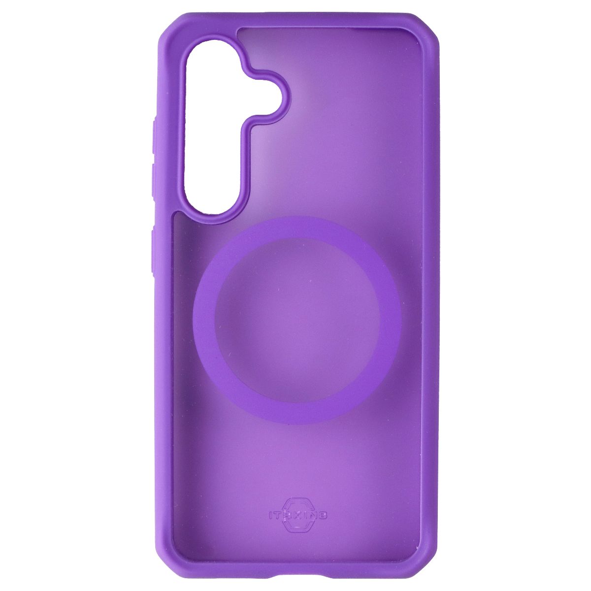 ITSKINS Hybrid_R Frost Magnetic Case for Samsung Galaxy S24 - Deep Purple