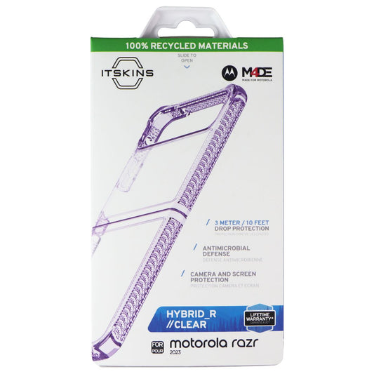 ITSKINS Hybrid_R Clear Case for Motorola Razr (2023) - Light Purple Cell Phone - Cases, Covers & Skins ITSKINS - Simple Cell Bulk Wholesale Pricing - USA Seller