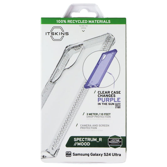 ITSKINS Spectrum_R Mood Case for Samsung Galaxy S24 Ultra - Clear / Purple